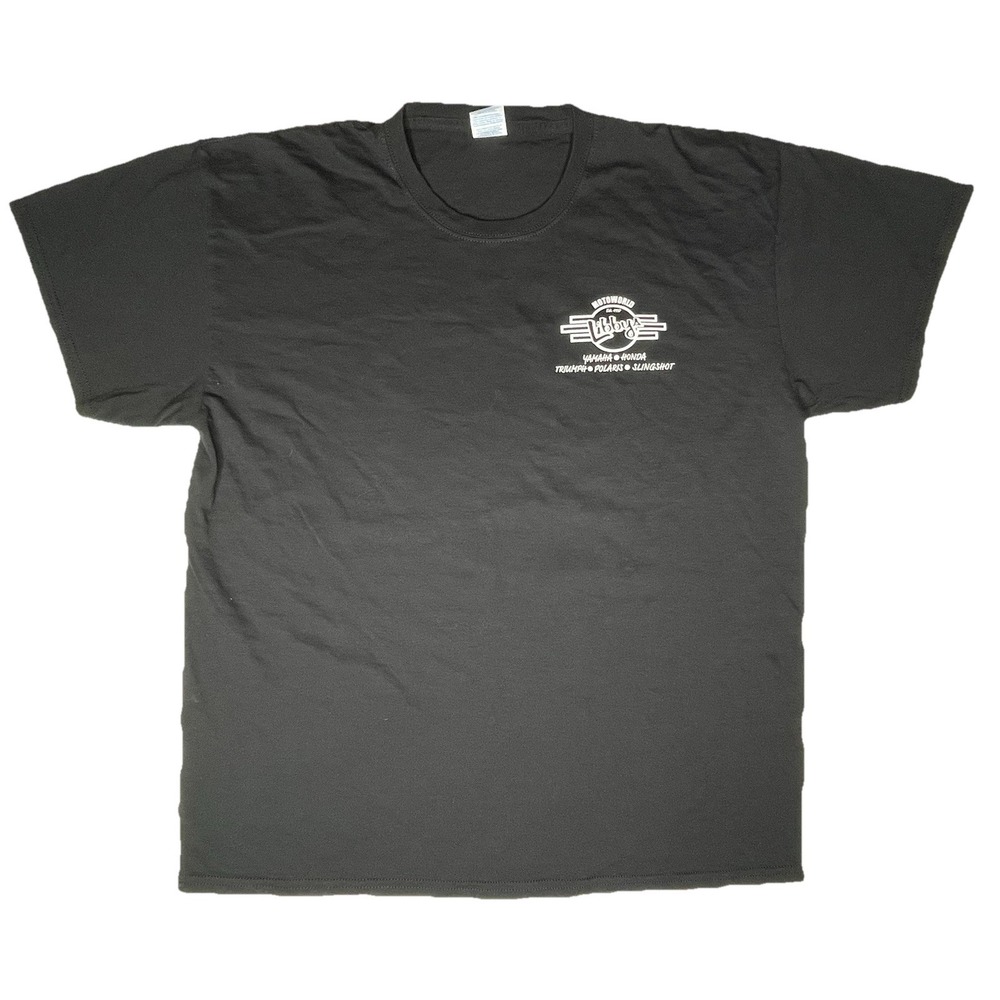 Libbys Motorcycles New Haven, CT Port & Co Black Men's XL T-shirt Yamaha Honda